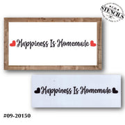 Happiness is Homemade Stencil