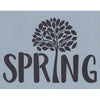 Spring Tree Stencil