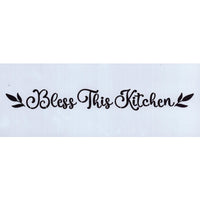 Bless This Kitchen Stencil