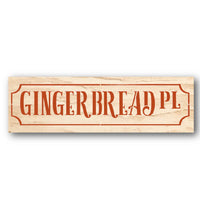 Gingerbread Pl. Stencil