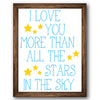 More Than All the Stars Stencil