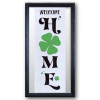 Welcome Home Clover Stencil