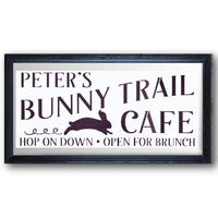Bunny Cafe Stencil