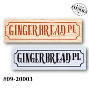 Gingerbread Pl. Stencil