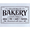 Grandma's Bakery Stencil