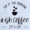 Irish Coffee Stencil
