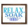 Relax Soak Unwind Stencil