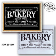 Grandma's Bakery Stencil