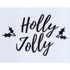 Holly Jolly Stencil