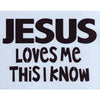 Jesus Loves Me Stencil