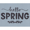 Hello Spring Swag Stencil