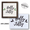 Holly Jolly Stencil