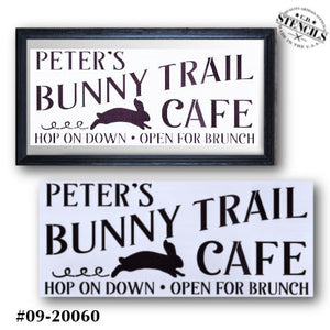 Bunny Cafe Stencil