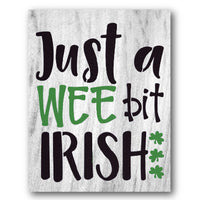 Just a Wee Bit Irish Stencil