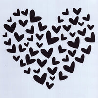 Heart of Hearts Stencil