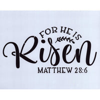 Matthew 28:6 Stencil