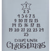 Days Until Christmas Stencil