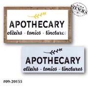 Apothecary Stencil