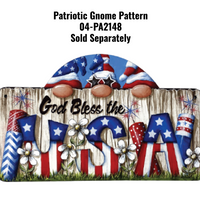 Patriotic Gnome Stencil