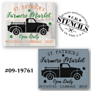 St. Patrick's Farmers Market Stencil
