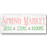 Spring Market Stencil
