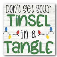Don't Get Your Tinsel in a Tangle Stencil